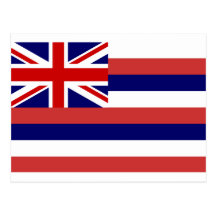 Hawaii State Flag Postcard