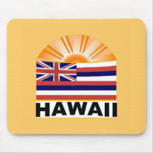 Hawaii Sunburst Mouse Pads