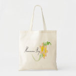 Hawaii Yellow Plumeria Flowers Bags