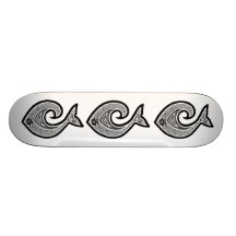 Hawaiian Fish Hook Skateboard