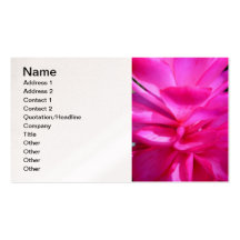 Hawaiian Ginger Macro Business Card