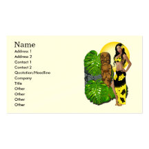 Hawaiian Mix Business Cards