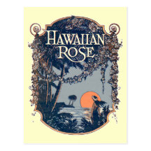 Hawaiian Rose Postcard