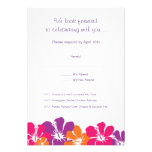 Hawaiian RSVP Cards with Envelopes Personalized Invitations