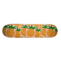 Hawaiian Style Pineapple Skateboard