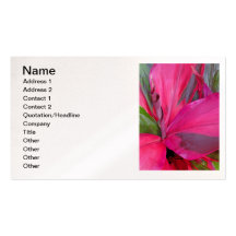 Hawaiian Ti Plant Business Cards