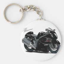 Hayabusa Black Bike Key Chains