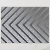Hazard Stripe Metal Personalised Flyer