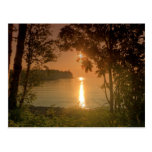 Hazy Sunrise at Split Rock Post Card