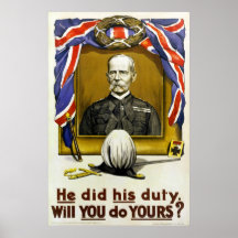 He Did His Duty Poster