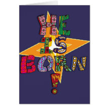 "He Is Born" Christmas greeting card