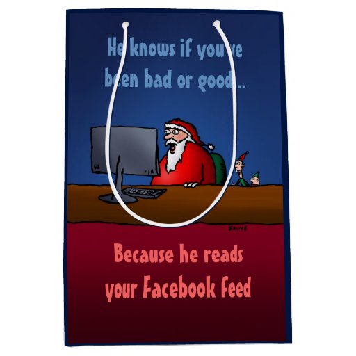 He Knows If Youve Been Bad Funny Santa Zazzle