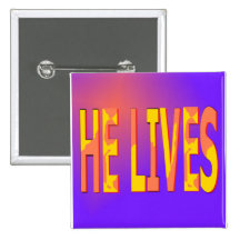 He Lives Button