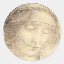 Head of Saint Anne Sticker