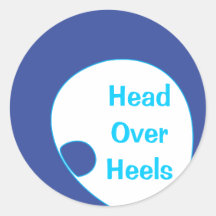 Head Over Heels Sticker