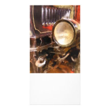 Headlight from 1917 Truck Customized Photo Card
