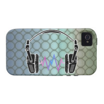 Headphones iPhone 4 Case