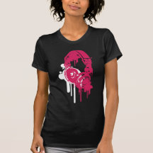 Headphones Pink Tshirts