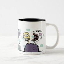 Heads in Sweaters Mug