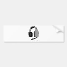 Headset Bumper Stickers