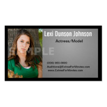 Headshot Business Card Models or Actors