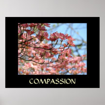 HEALING TOUCH ART gifts COMPASSION Dogwood Flowers Posters