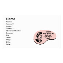 Health and Safety Officer Voice Business Card