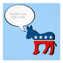 Health care hypocrisy personalized invitations