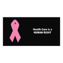 Health Care is a human right Photo Card