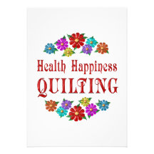 Health Happiness Quilting Invites