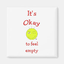 Health, it's okay fridge magnet
