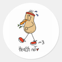 Health Nut Stickers