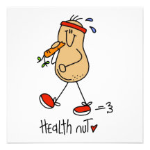 Health Nut T-shirts and Gifts Custom Announcements