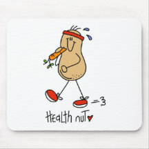 Health Nut T-shirts and Gifts Mousepads