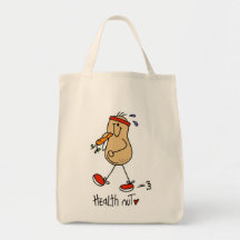 Health Nut T-shirts and Gifts Tote Bags