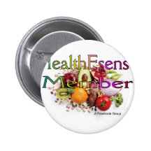 HealthEsense Member Product Pinback Buttons