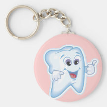 Healthy Happy Tooth Key Chain