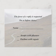 Healy Pass, Winding Road in Ireland. Personalized Flyer
