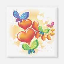 Heart-190.ai Refrigerator Magnet
