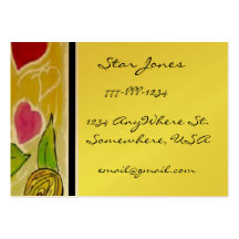 Heart and Flowers Business Card Templates