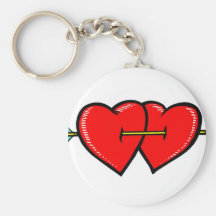 Heart Arrows Keychain