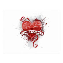 Heart Australia Postcard