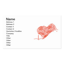 Heart_Beat Business Card Templates
