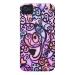Heart Beats Singing, Stained Glass style iPhone 4 Cases