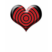 Heart Bullseye t-shirts