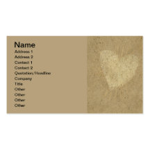Heart Business Cards