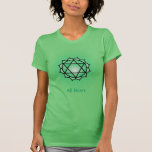 Heart Chakra American Apparel Fine Jersey Tee Shirt