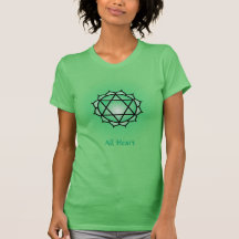 Heart Chakra American Apparel Fine Jersey Tee Shirt