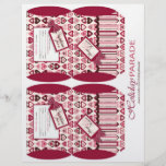 Heart Confections Mini Puff Box Template Custom Flyer