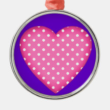 heart design christmas tree ornaments